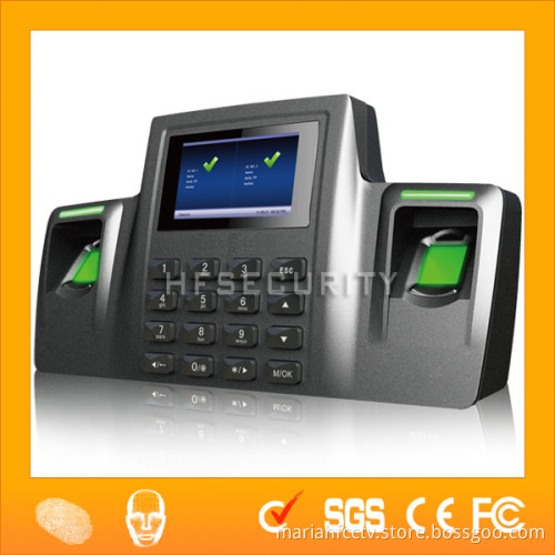 WIFI/GPRS USB-Host Double-Fingerprint Time Attendance System